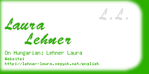 laura lehner business card